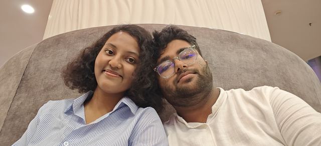 The one where we both actually smiled